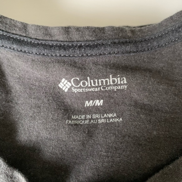 Women’s Columbia Gray Polar Bear Tee Shirt Medium - Picture 2 of 6